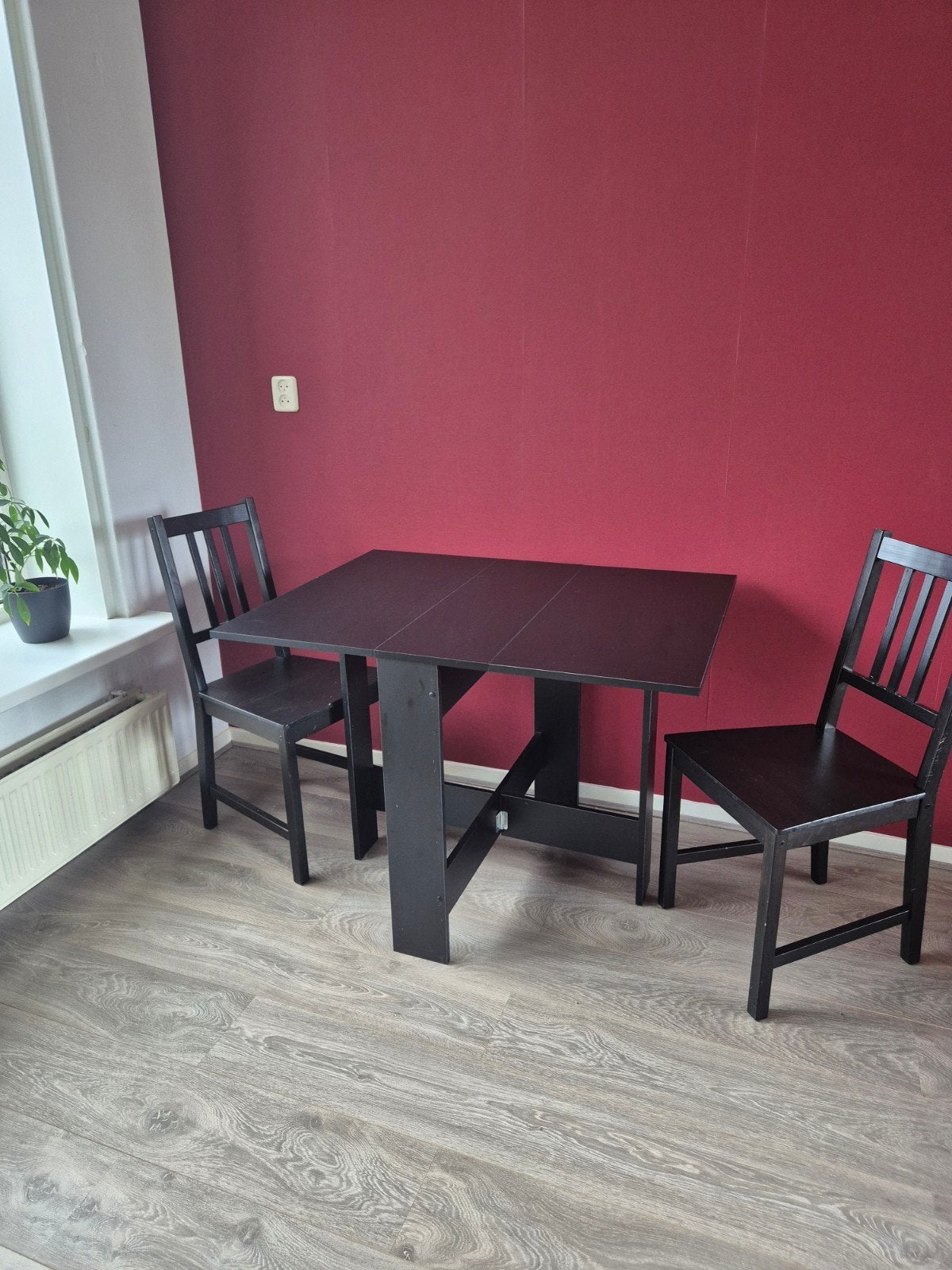 Inklapbare eettafel, Ophalen, Gebruikt, 100 tot 150 cm, 50 tot 100 cm