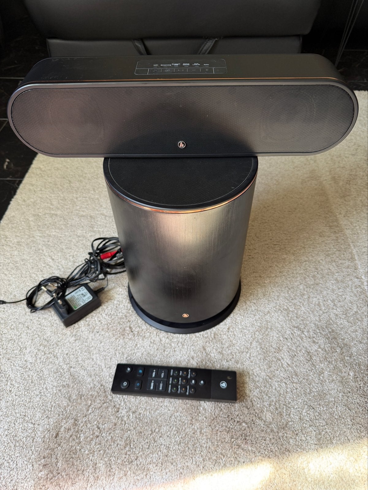 Hama Smart-mini-soundbar SIRIUM4000AB draadloos met subwoofe, Ophalen, Bluetooth, Zo goed als nieuw