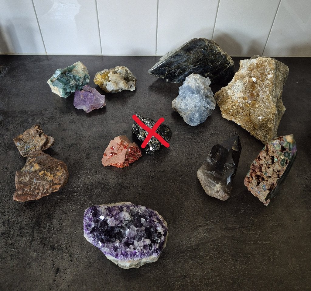 Kleine partij edelstenen & mineralen, Ophalen of Verzenden