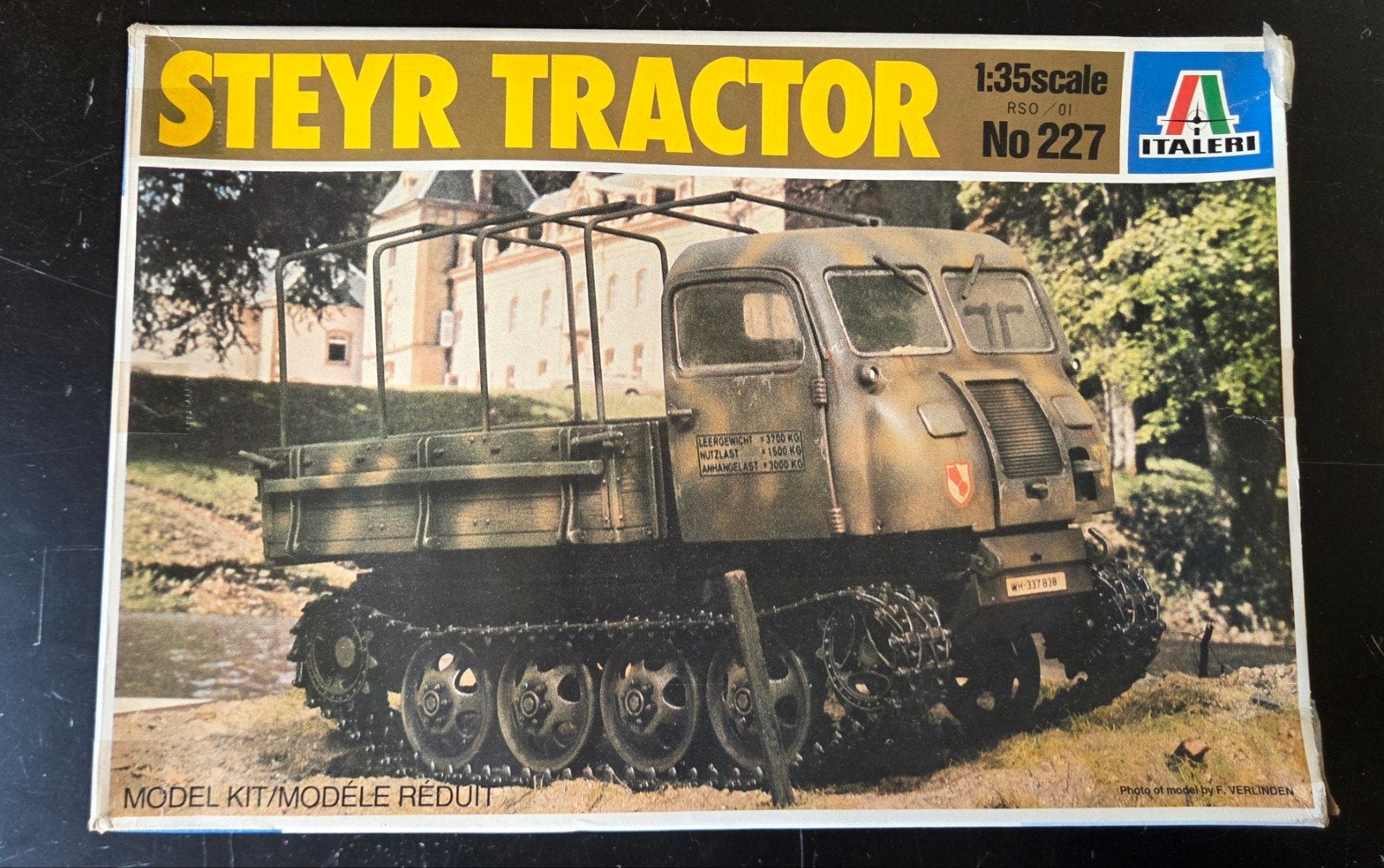 Italeri Steyr Tractor RSO/01 1:35 Lees beschrijving, Gebruikt, Italeri, 1:32 tot 1:50, Ophalen of Verzenden