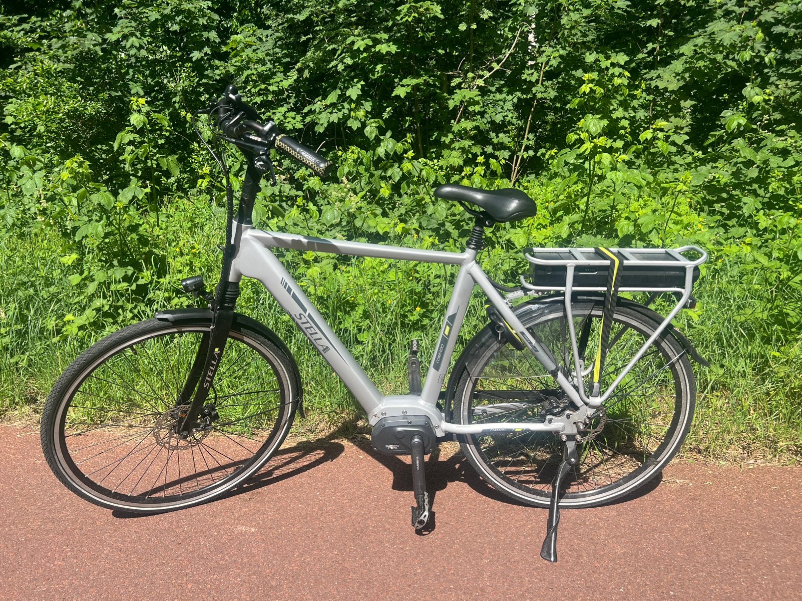 Stella Elektrische herenfiets middenmotor, 55 tot 59 cm, Ophalen of Verzenden, Zo goed als nieuw, Overige merken