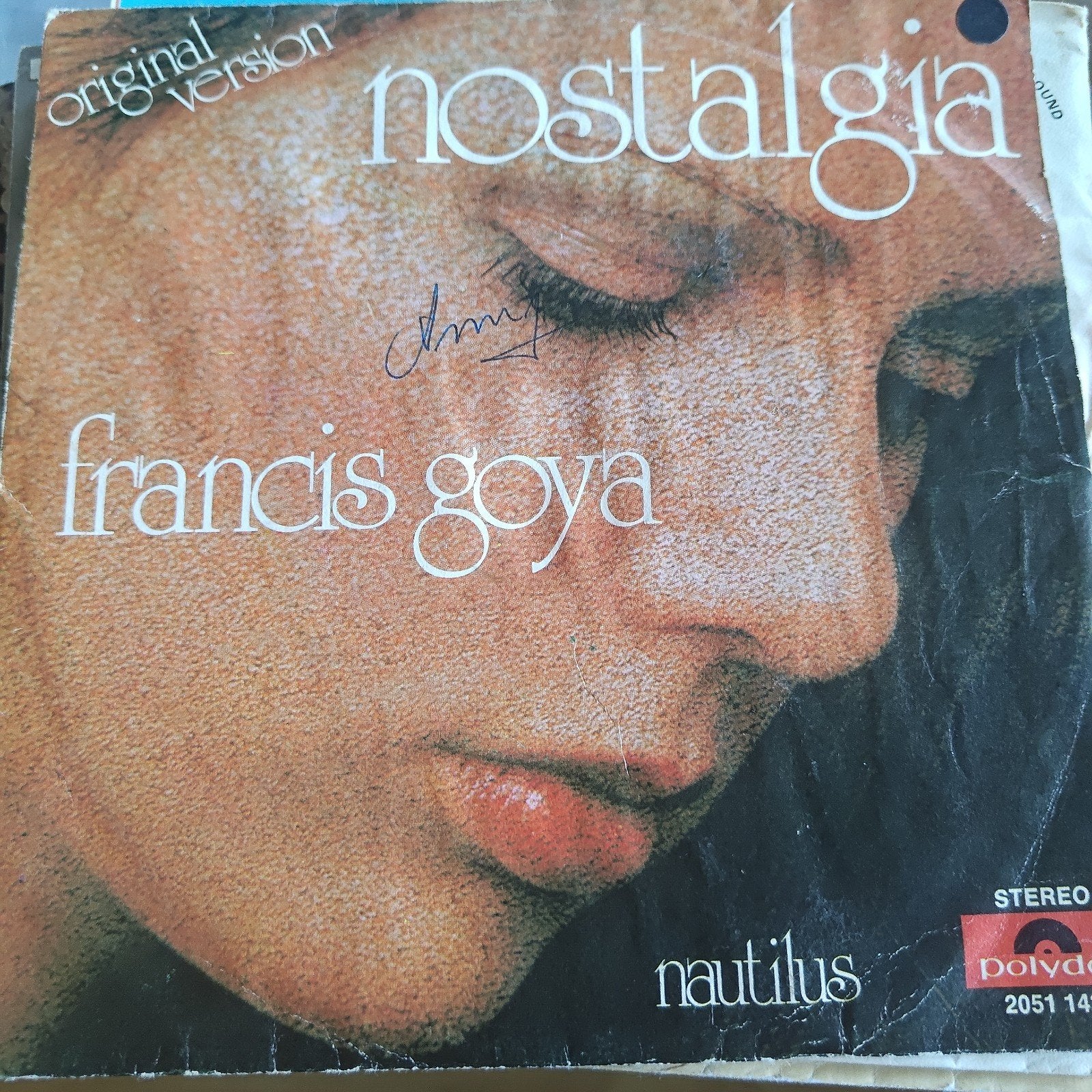 Francis Goya - Nostalgia (Original Version) Vinyl LP, Gebruikt, Originele persing, 7 inch, Ophalen of Verzenden