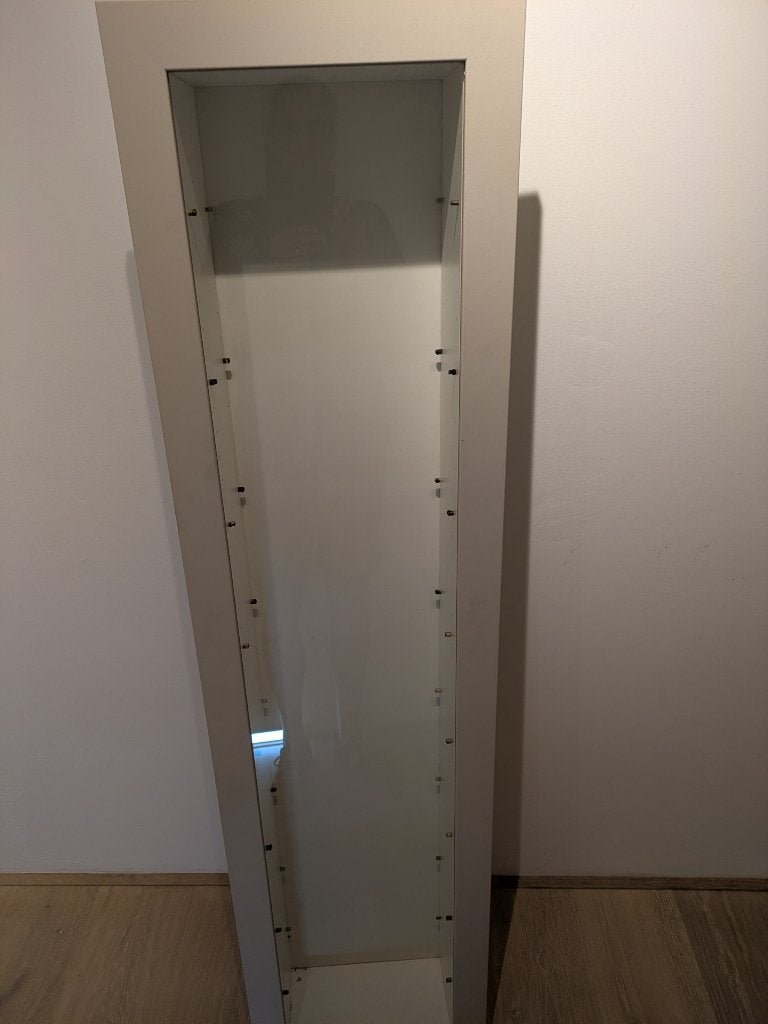 Vitrinekastje IKEA, Huis en Inrichting, Minder dan 50 cm, Gebruikt, Ophalen of Verzenden, Minder dan 25 cm