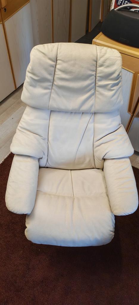 Stressless fauteuil maat S zo goed als nieuw, Huis en Inrichting, Fauteuils, Zo goed als nieuw, Hout, Leer, 75 tot 100 cm, 75 tot 100 cm