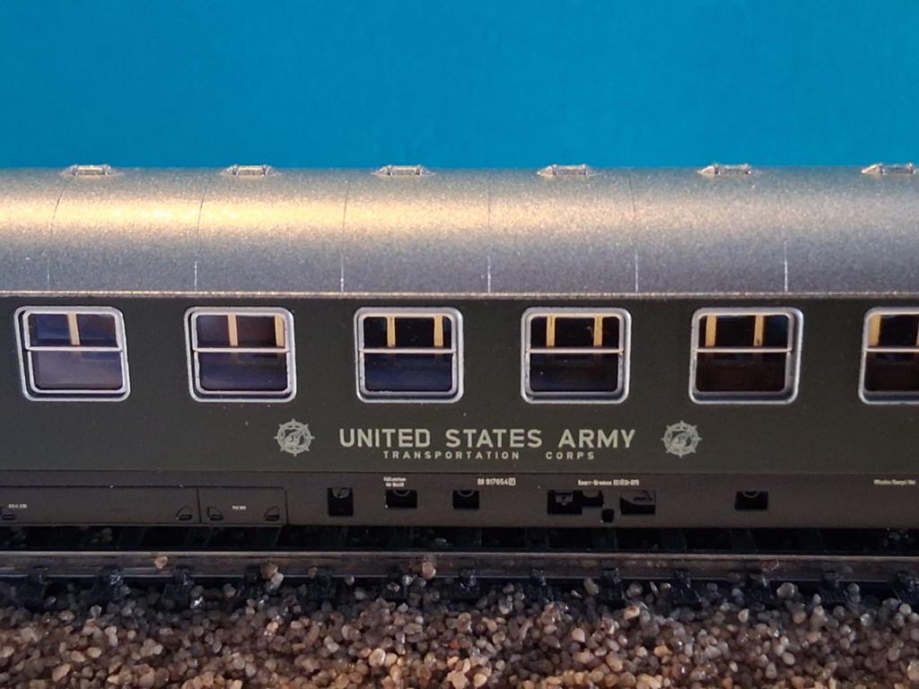 Rijtuig Usa army N-spoor, Hobby en Vrije tijd, Modeltreinen | N-Spoor, Gelijkstroom, Wagon, Ophalen of Verzenden, Zo goed als nieuw