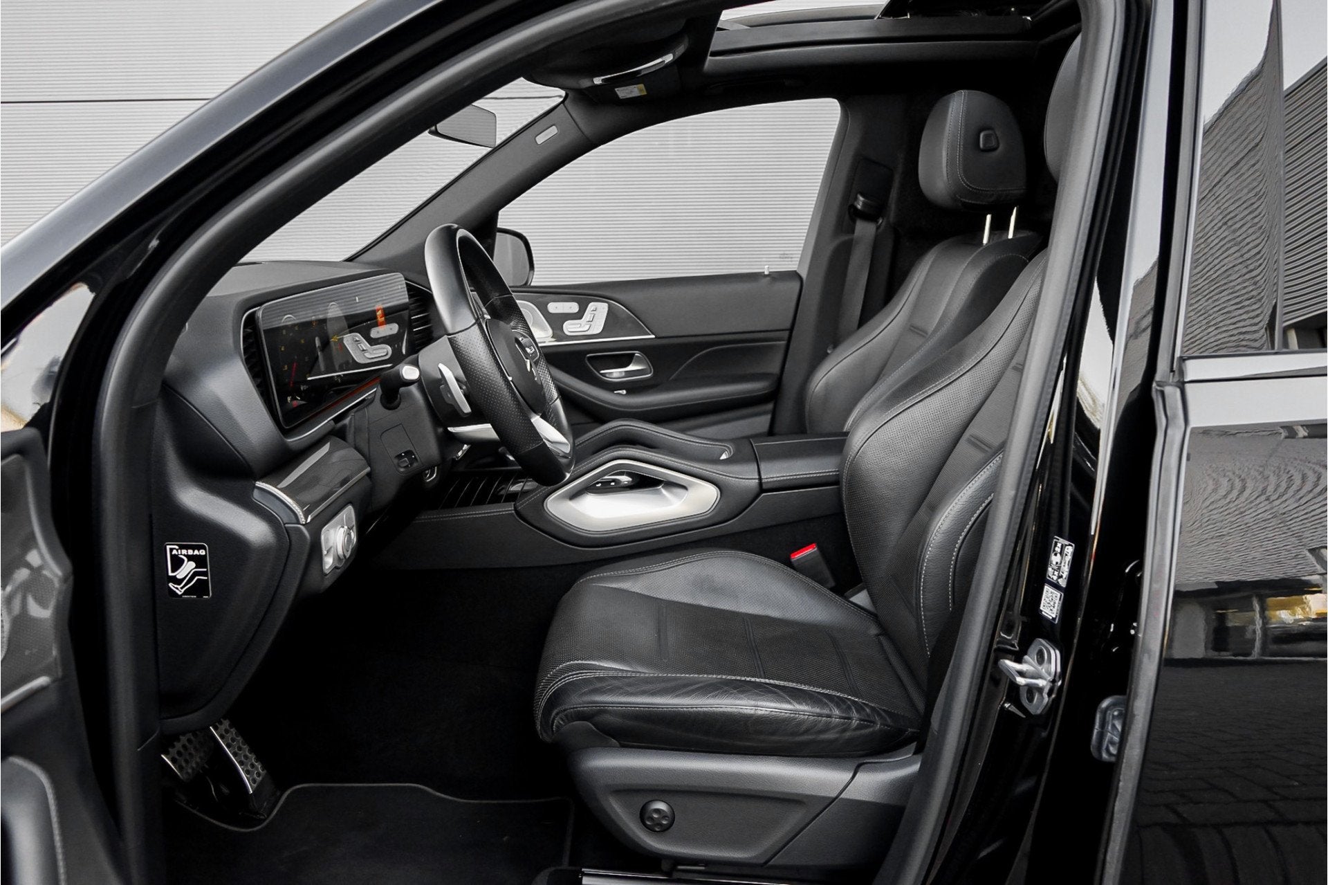 Mercedes-Benz GLE 400d 4M AMG Burmester Airmatic Grijs Kente, Dealer onderhouden, 2174 kg, Gebruikt, 2925 cc