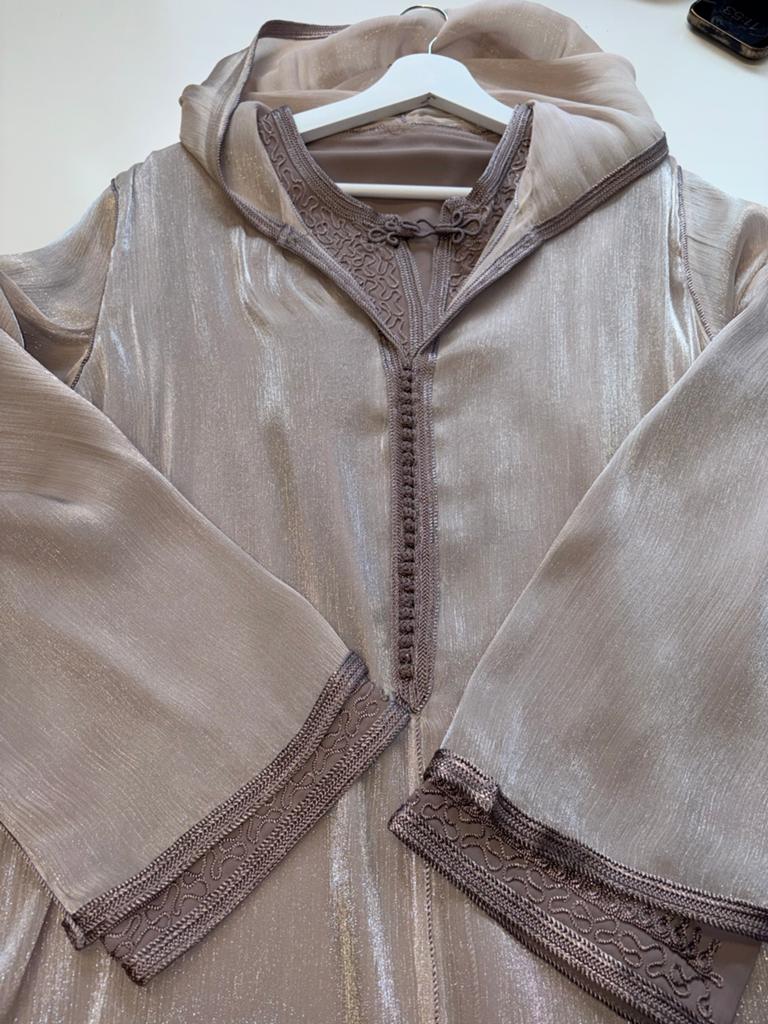 Prachtige jellaba orqanza stof in verschillende kleuren, Kleding | Dames, Jurken, Maat 38/40 (M), Overige kleuren, Nieuw, Ophalen of Verzenden