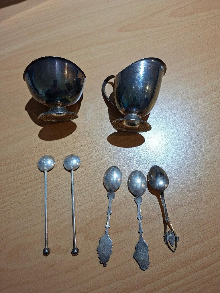 Zilveren lepeltjes en potjes, Ophalen of Verzenden