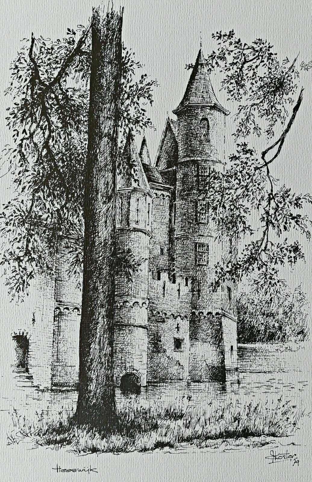 Heeswijk ... kasteel de "IJzer toren " ... Kees Koster.

Pen, Ophalen of Verzenden
