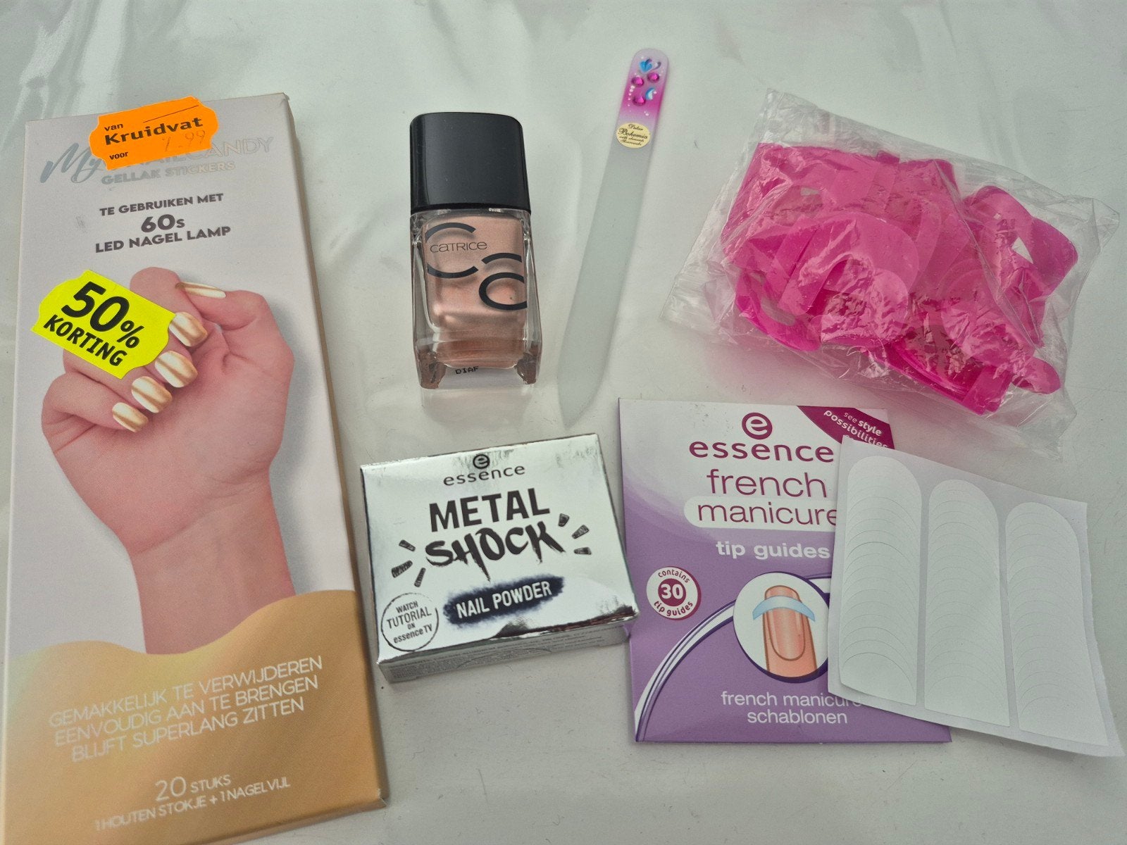 Nagel producten set, Sieraden, Tassen en Uiterlijk, Uiterlijk | Cosmetica en Make-up, Ophalen of Verzenden, Nieuw, Handen en Nagels