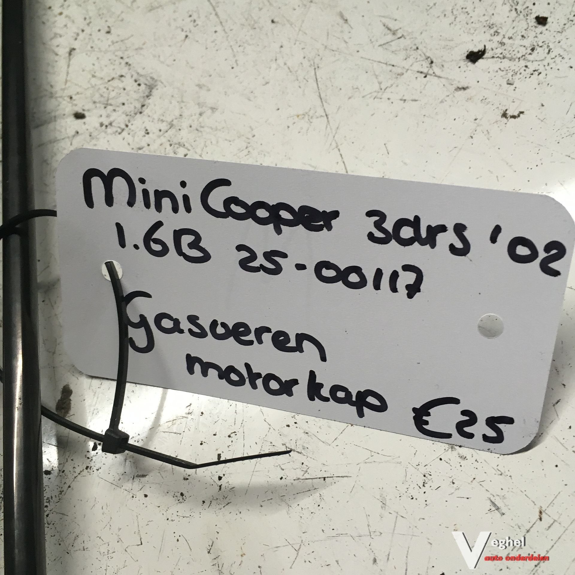 Mini Cooper 2003 1.6B 2500117  Gasveren set voor