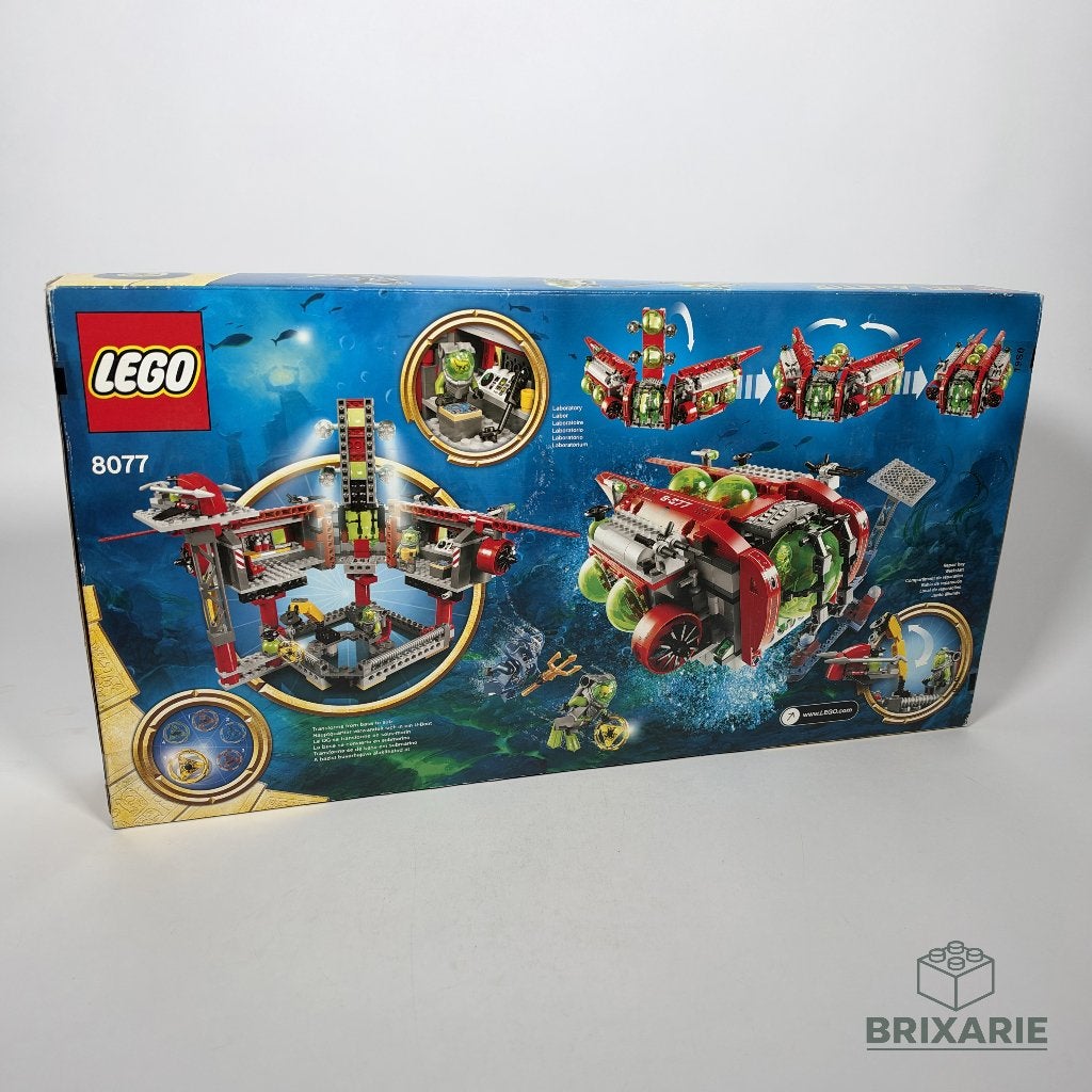LEGO Atlantis 8077 Atlantis Exploration HQ (Nieuw), Service@lego.com, Overige thema's, Lego, Nieuw