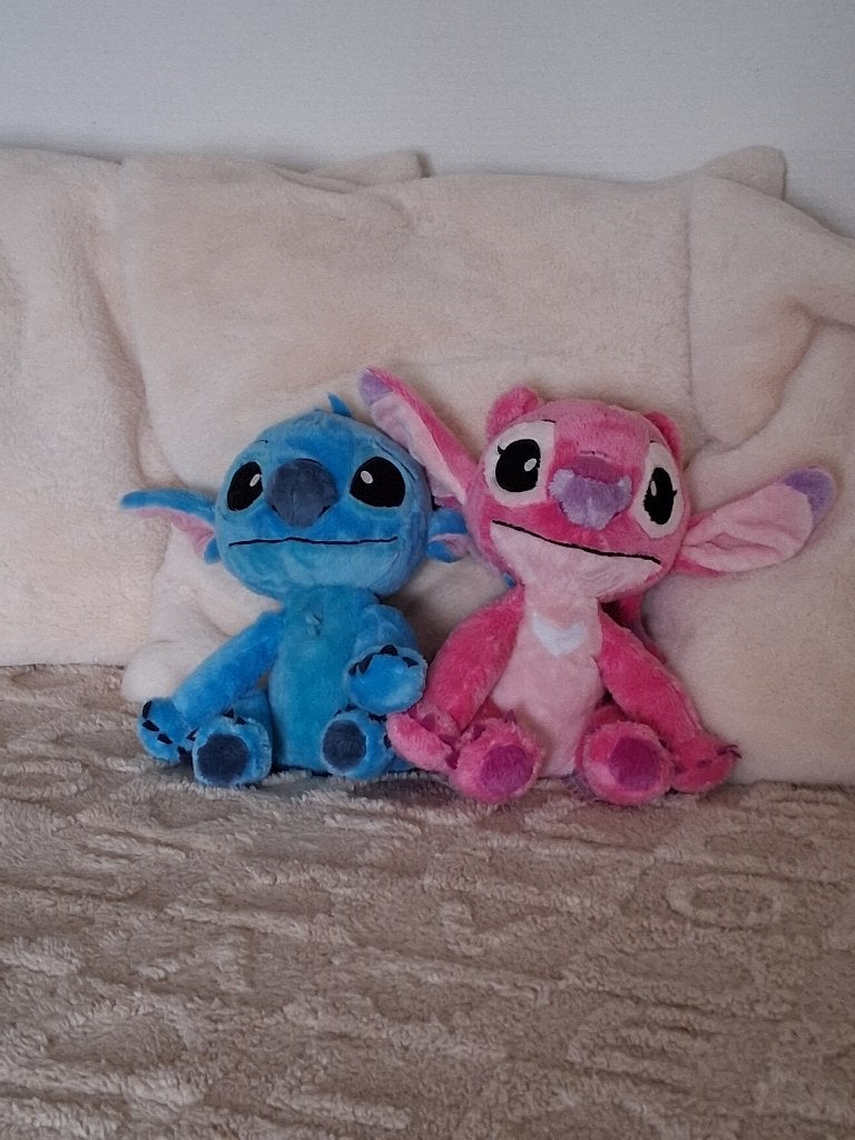 Angel en Stitch, Ophalen, Overige figuren, Zo goed als nieuw, Knuffel