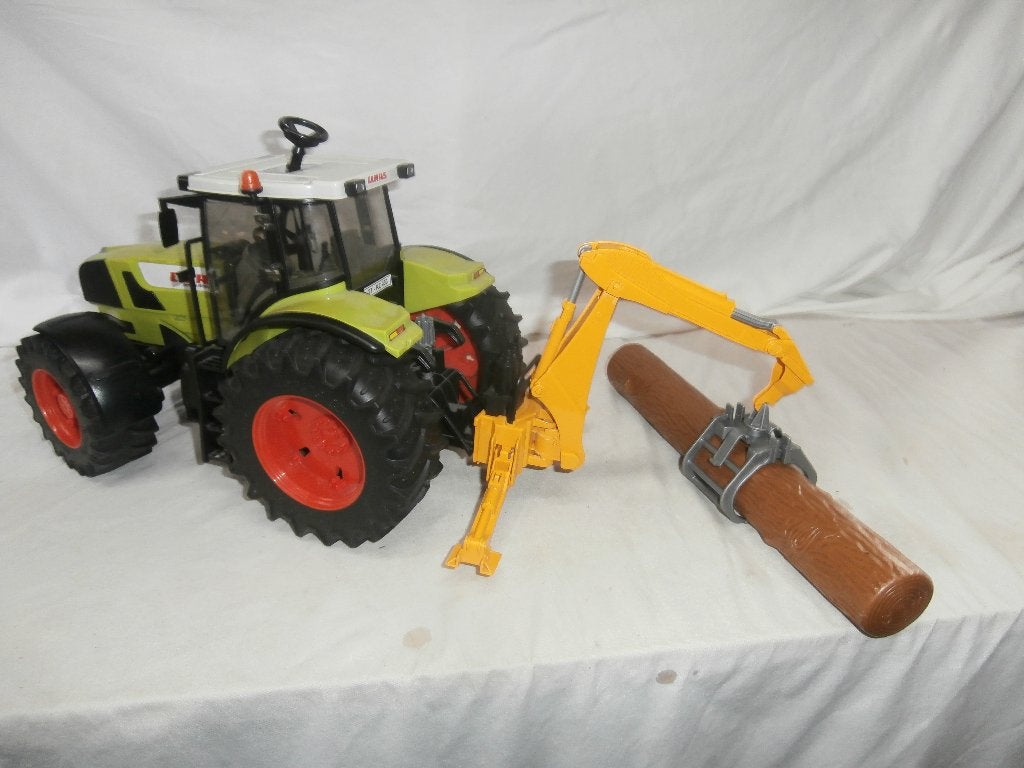 Bruder Claas Atlas 936 trekker met accessoires, Kinderen en Baby's, Ophalen, Gebruikt