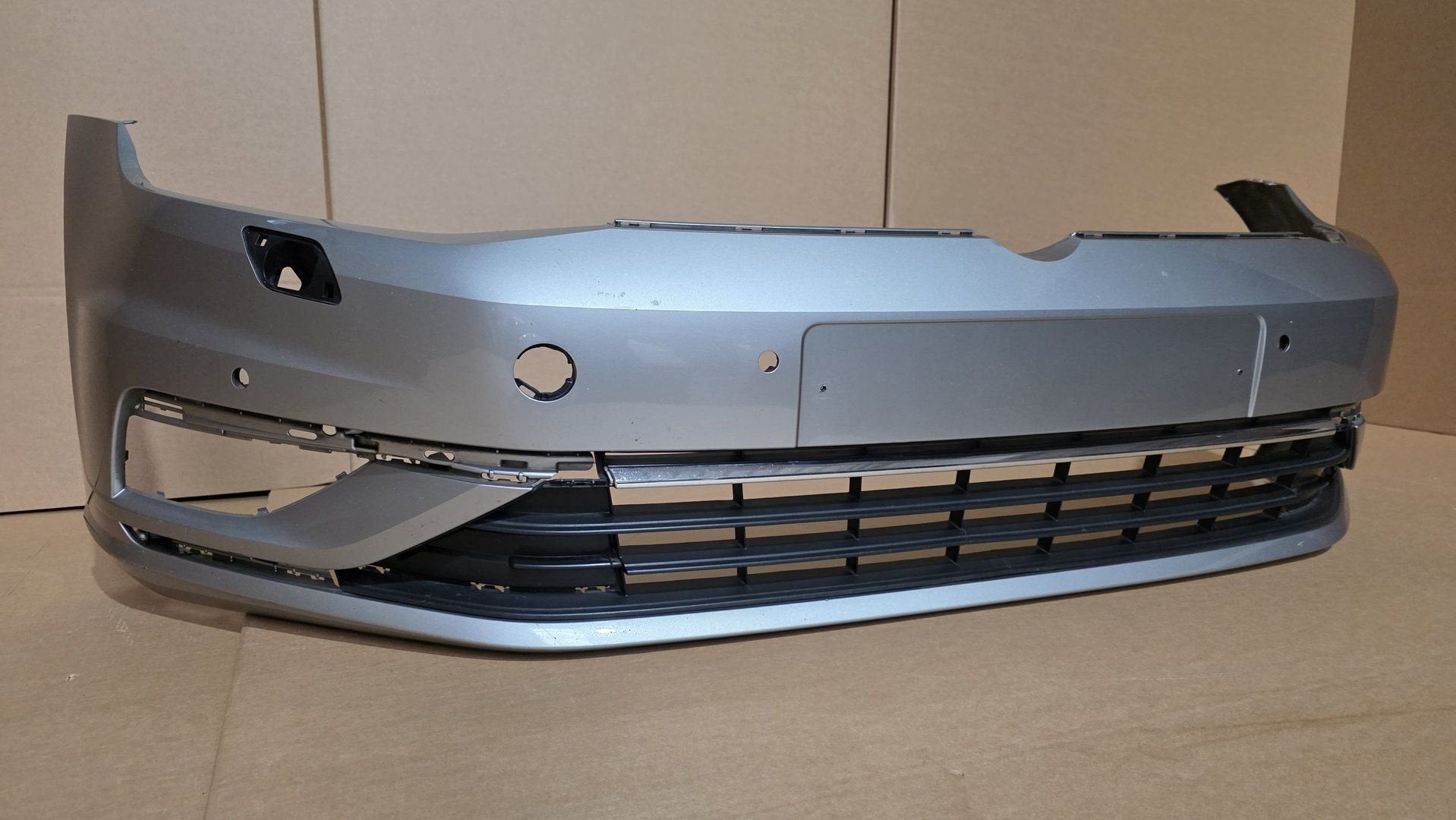 Voorbumper VW Golf 7 VII 7.5 FACELIFT B7W KLS 4xPDC bj.2017-, Gebruikt, -, Voor, Ophalen of Verzenden