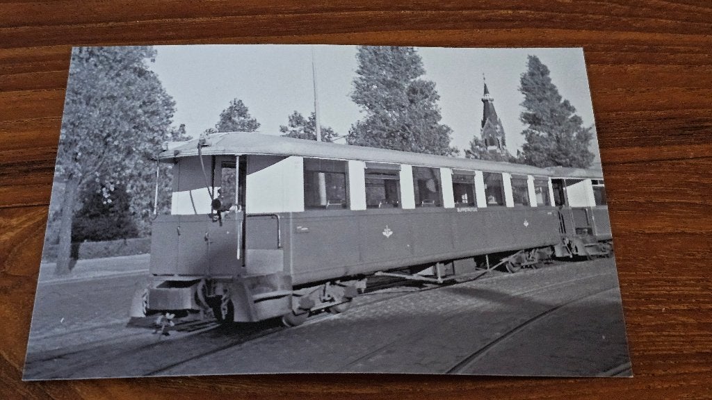 Foto TRAM RTM Rotterdam Buffetrijtuig, Verzamelen, Verzenden, Gebruikt, Tram, Overige typen