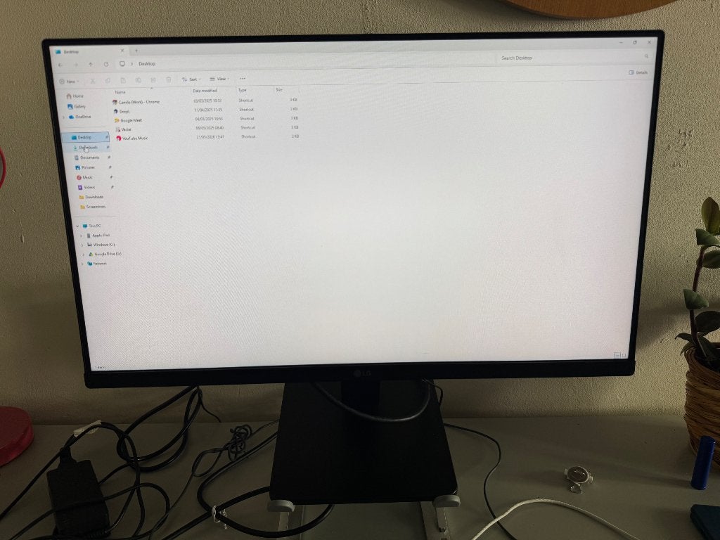 LG IPS FHD monitor 24'', Ophalen, IPS, HDMI, Full HD