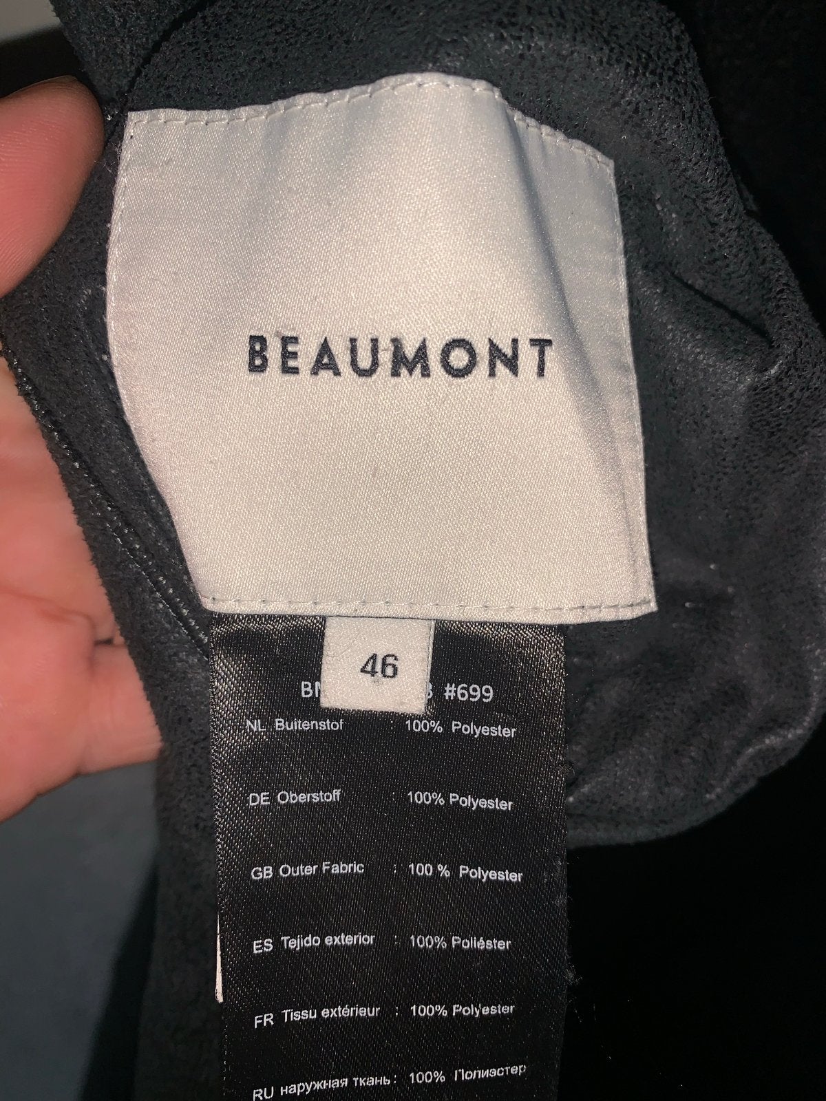 Beaumont 2-kanten draagbare winter teddy jas, Ophalen of Verzenden, Zo goed als nieuw, Maat 46/48 (XL) of groter, Zwart