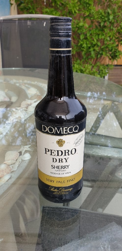 Vintage Sherry Pedro Domecq Very Pale Fino 1986, Verzamelen, Wijnen, Nieuw, Ophalen of Verzenden, Vol, Overige typen