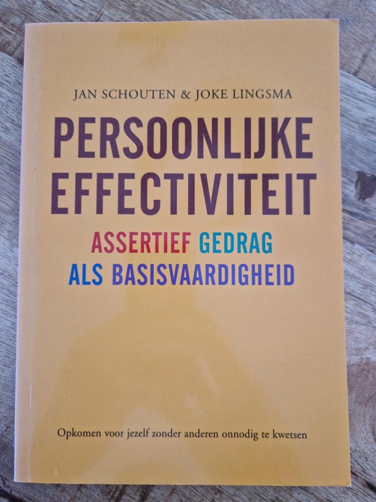 Persoonlijke Effectiviteit - Assertief Gedrag, Ophalen of Verzenden, Gelezen, Jan Schouten & Joke Lingsma