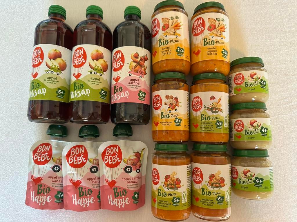 Groot BIO babyvoeding pakket Bon Bébé - €13, Ophalen of Verzenden, Nieuw, Overige typen