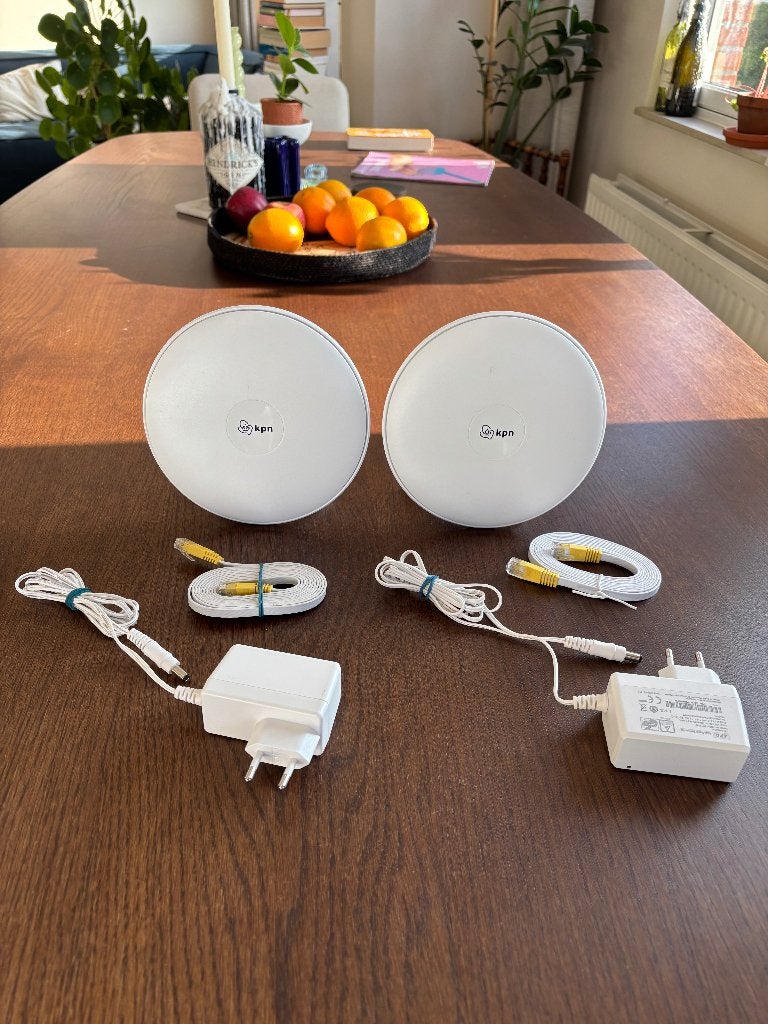 KPN SuperWifi (mesh) routers (2x), Ophalen of Verzenden, Gebruikt, KPN SuperWiFi