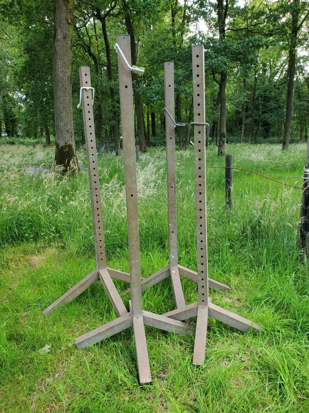 Hindernissen standaarden balken hekjes zijvleugels., Dieren en Toebehoren, Paarden en Pony's | Overige Paardenspullen, Ophalen