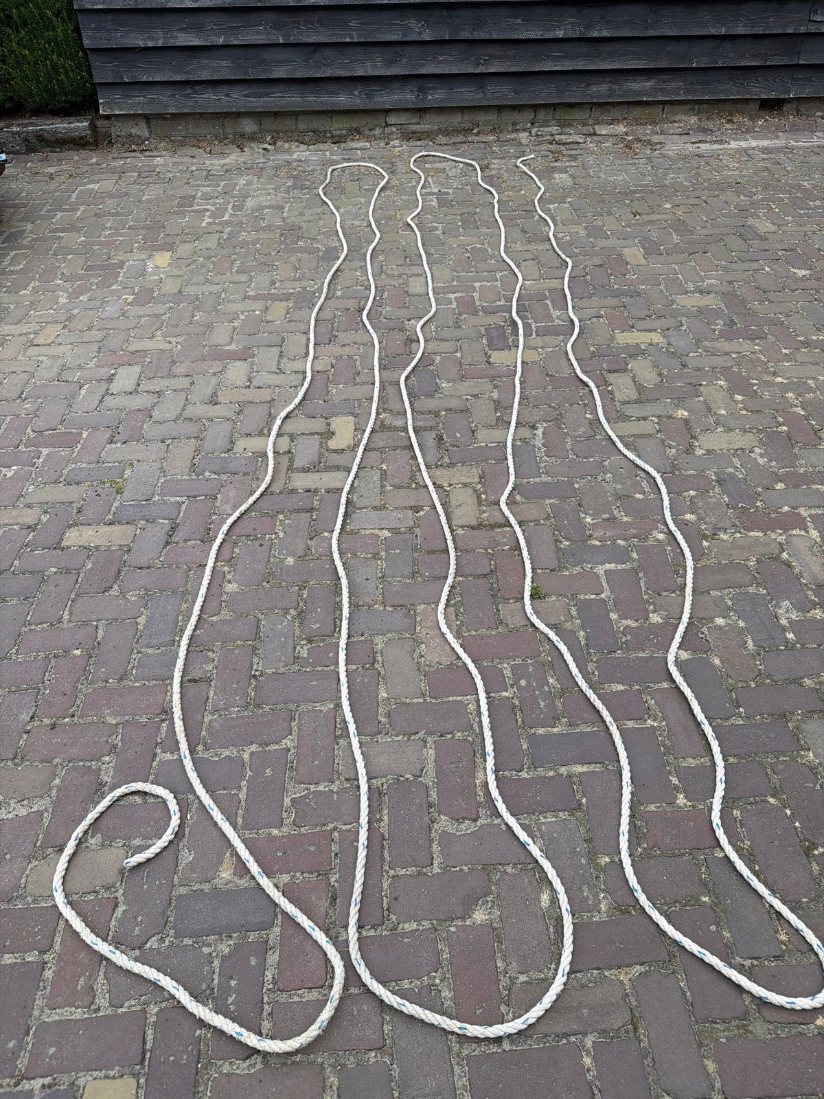 Landvasten / Touwen - 16mm dik polypropyleen, Ophalen of Verzenden, Gebruikt, Lijn of Blok