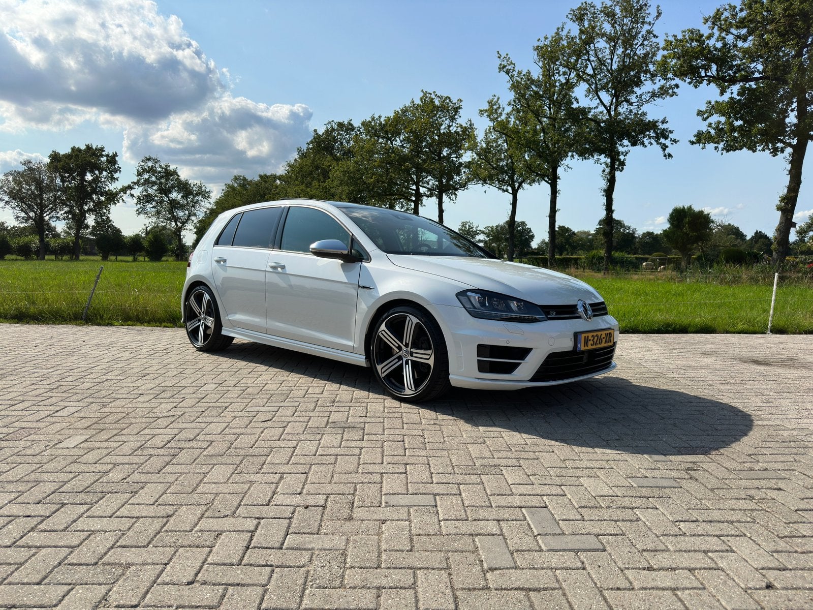 Volkswagen Golf 7R 4MOTION DSG 2015 Wit - Full Option, Auto's, Automaat, Zwart, 4 cilinders, 1984 cc