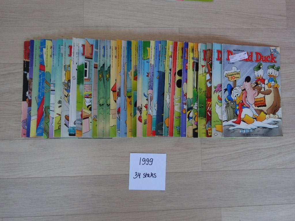 Donald Duck jaargang 1999 – 34 st, Meerdere stripboeken, Ophalen of Verzenden, Zo goed als nieuw