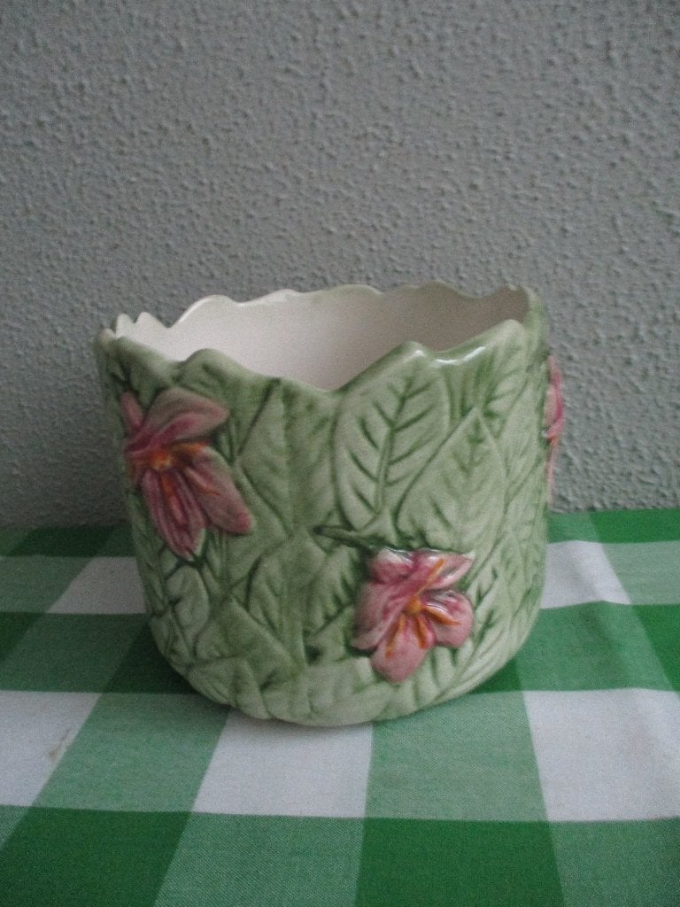 Prachtige Vintage Brocante Bloempot Retro, Verzamelen, Retro, Ophalen of Verzenden, Huis en Inrichting