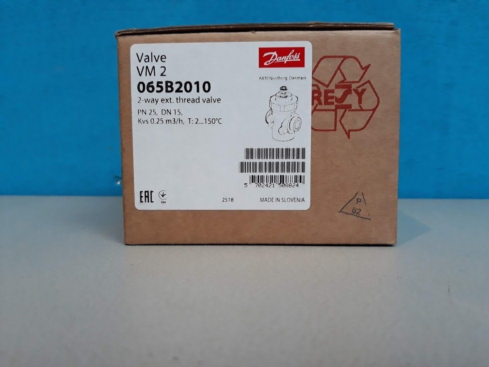 Tweewegklep Danfoss 065B2010 Nieuw, Doe-het-zelf en Verbouw, Niet ingevuld, Cv-ketel of Combi-ketel, Niet ingevuld, Nieuw