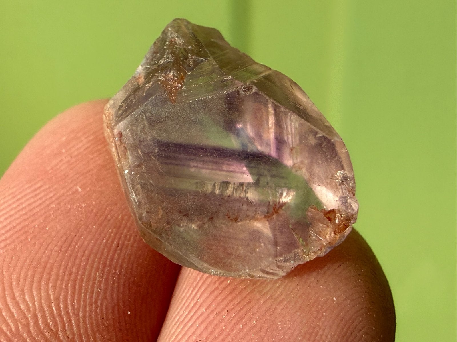 Fantoom Amethist puntje mineralen uit Bolivia K, Verzamelen, Mineralen en Fossielen, Ophalen of Verzenden, Mineraal