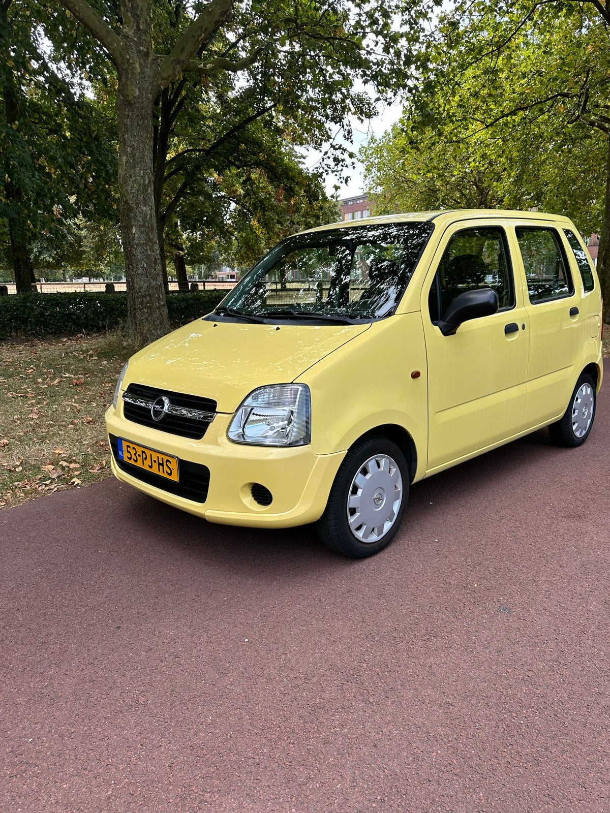 Opel Agila 1.0 2004 Geel, Voorwielaandrijving, 31 €/maand, Handgeschakeld, Particulier