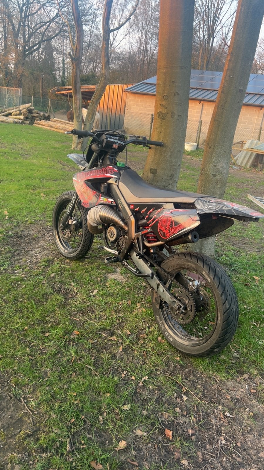 Derbi Senda SM 80cc, Ophalen, 6 versnellingen, Gebruikt, Maximaal 45 km/u
