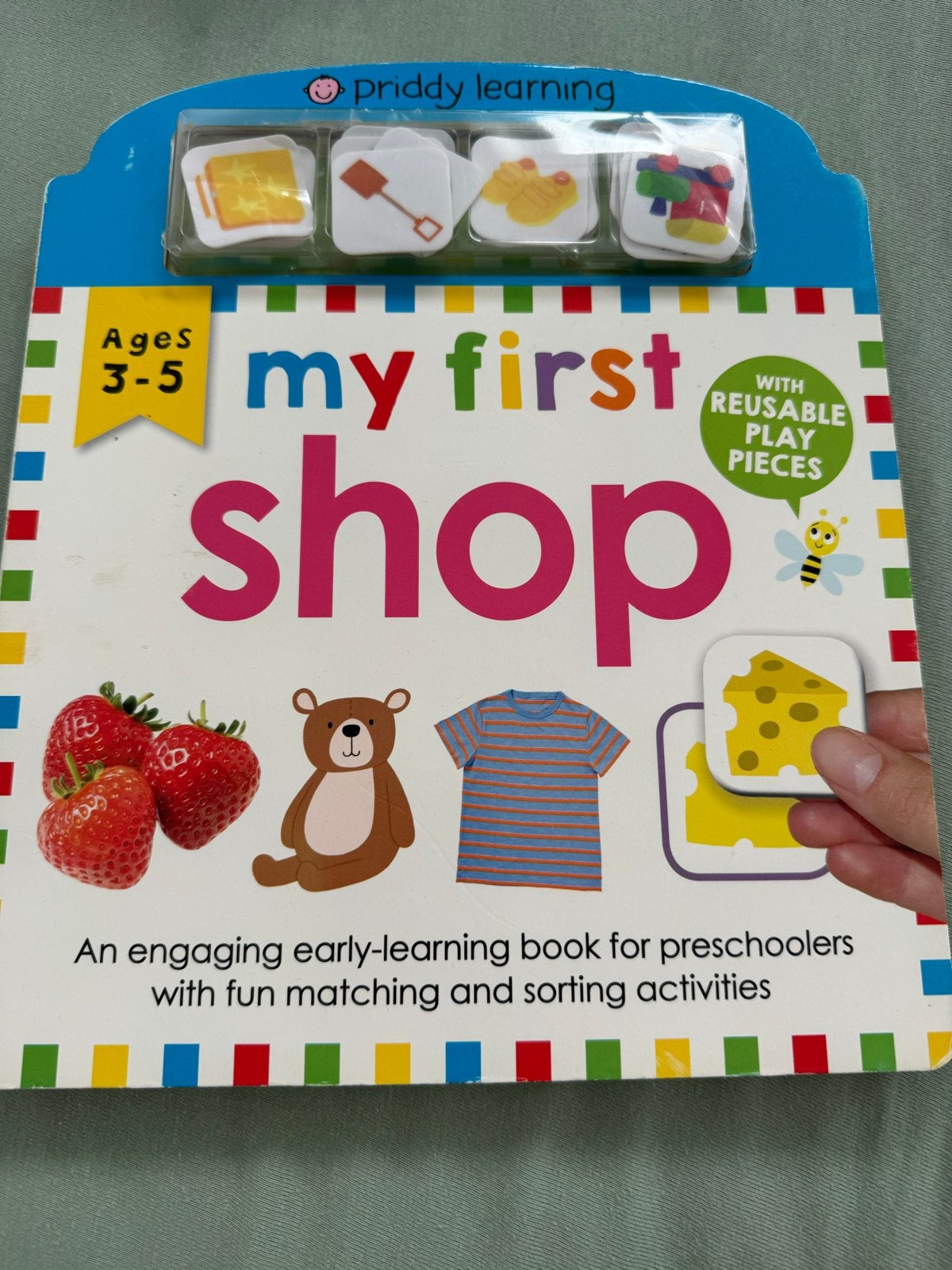 Mijn Eerste Winkel: Leerboek met herbruikbare stickers, Boeken, Verzenden, Zo goed als nieuw, Non-fictie
