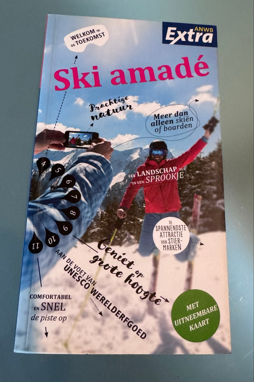ANWB Extra Ski amadé Reisgids - Met uitneembare kaart, Boeken, Reisgidsen, Europa, Nieuw, Ophalen of Verzenden, Reisgids of -boek