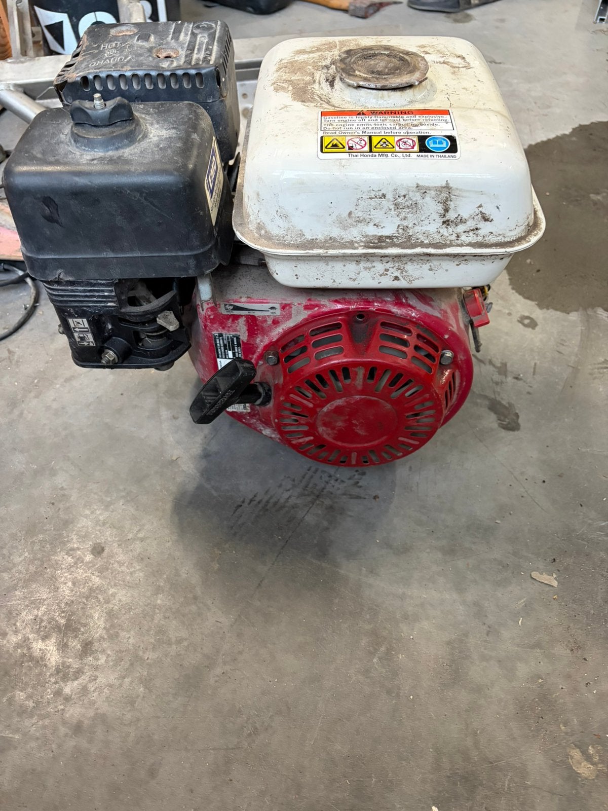 Honda gx160, Doe-het-zelf en Verbouw, Ophalen, Zo goed als nieuw, Benzinemotor, 1800 rpm of meer