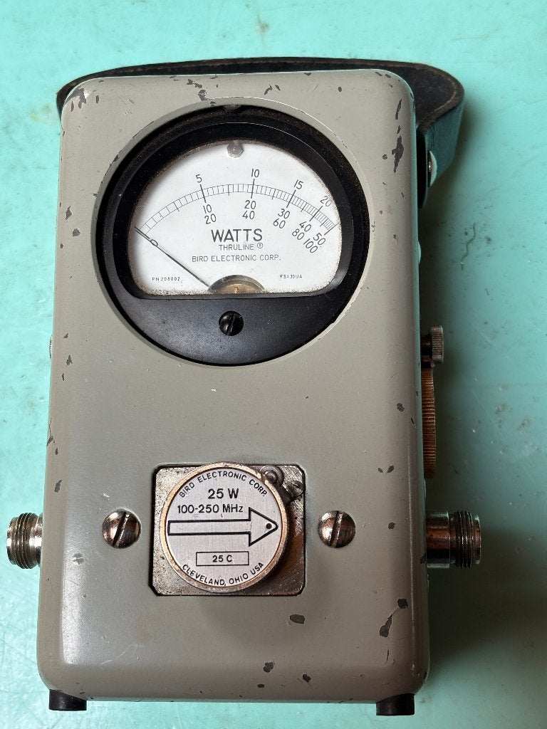 Bird Thruline Wattmeter Model 43, Ophalen, Gebruikt