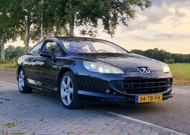 Peugeot 407 3.0 V6 24V Coupe AUT Leder JBL Stoelverw. Xenon, Auto's, 2946 cc, 4 stoelen, Zwart, Bruin