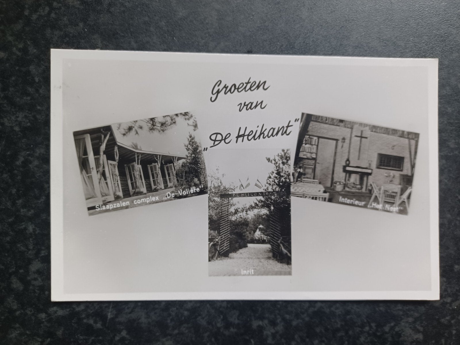 Groeten van De Heikant (Waalre) 1963, Verzamelen, Ophalen of Verzenden, 1960 tot 1980, Gelopen, Noord-Brabant