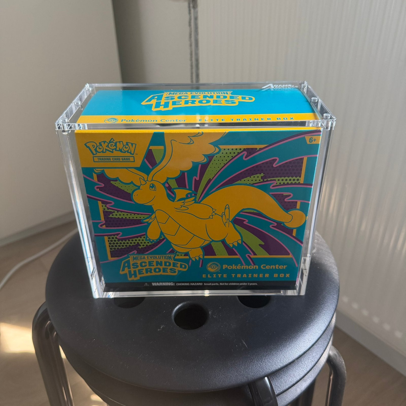 Pokemon ETB Acrylic Case van Adams Acrylics, Ophalen of Verzenden, Zo goed als nieuw, Overige typen