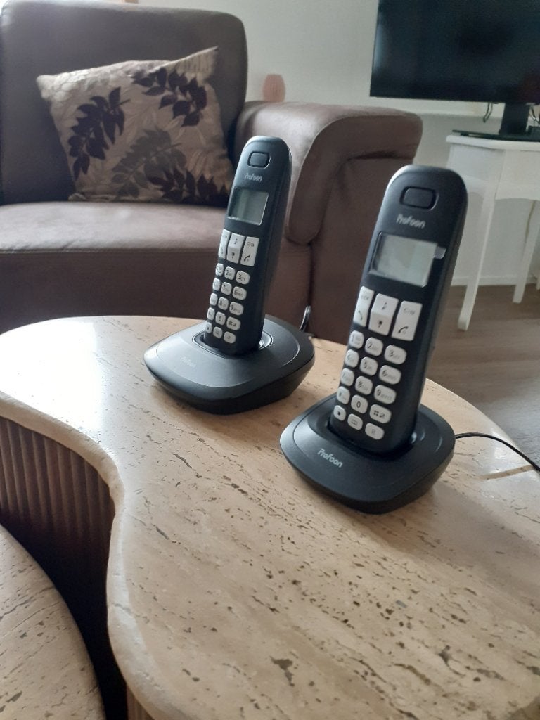 Vaste telefoon, Ophalen, Gebruikt, 2 handsets