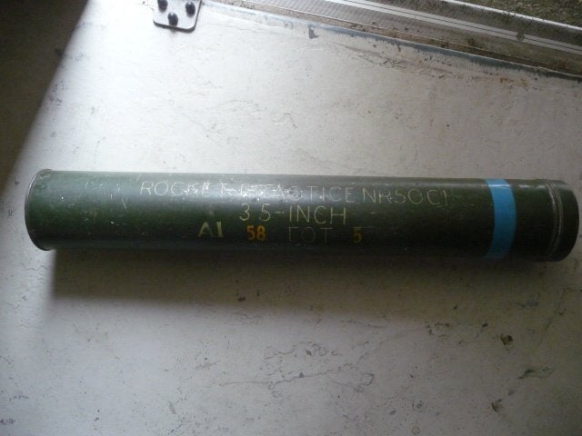 ROCKET PRATICE NR 50C1 3.5 INCH Container nr 25, Ophalen, Landmacht, Nederland, Overige typen