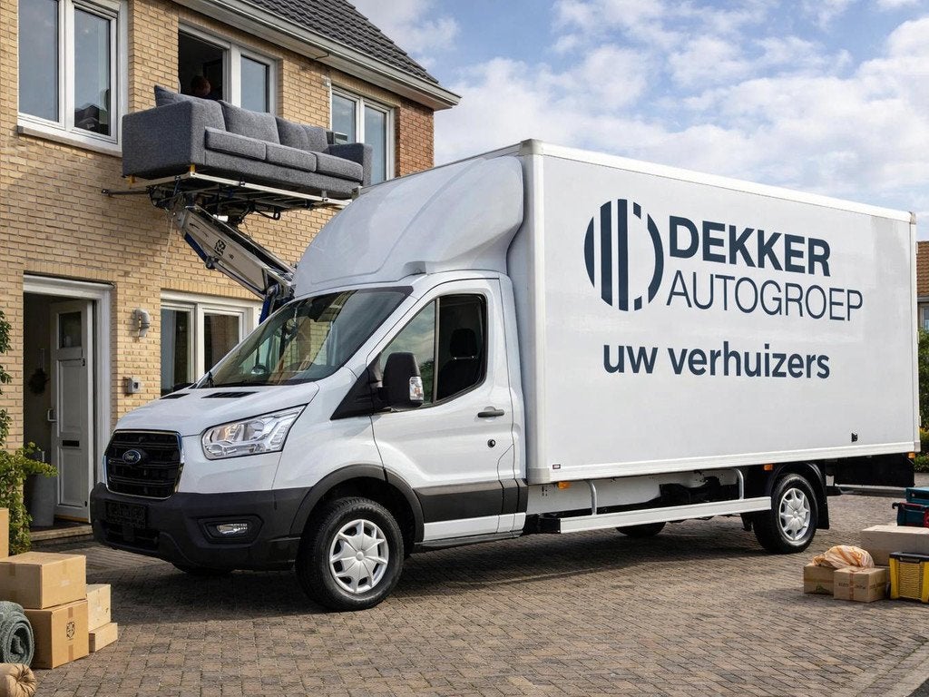 Ford Transit 350 2.0 130PK RWD L4H1 TREND BAKWAGEN CITYBOX L, Auto's, Bestelauto's, 4 cilinders, 129 pk, 3000 kg, Wit