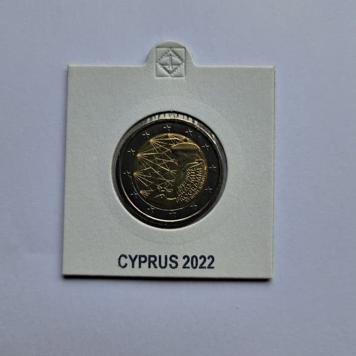 2 euro Cyprus 2022 - 35 jaar Erasmus programma unc, Postzegels en Munten, Munten | Europa | Euromunten, Ophalen of Verzenden, Cyprus