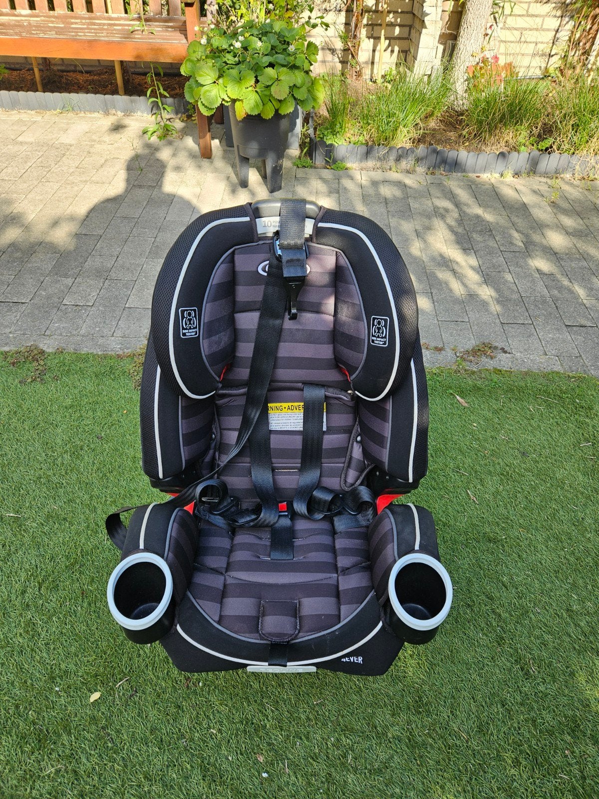 Graco 4 ever autostoel met bekerhouders, Ophalen of Verzenden, Afneembare rugleuning, 9 t/m 36 kg, Graco