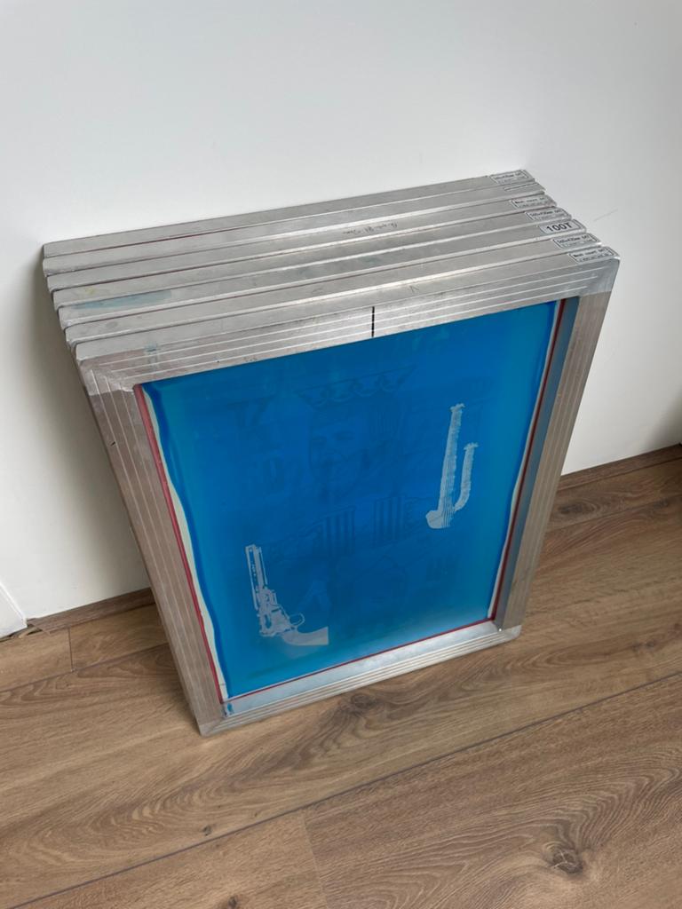 Te koop diverse Zeefdruk materiaal, Ophalen