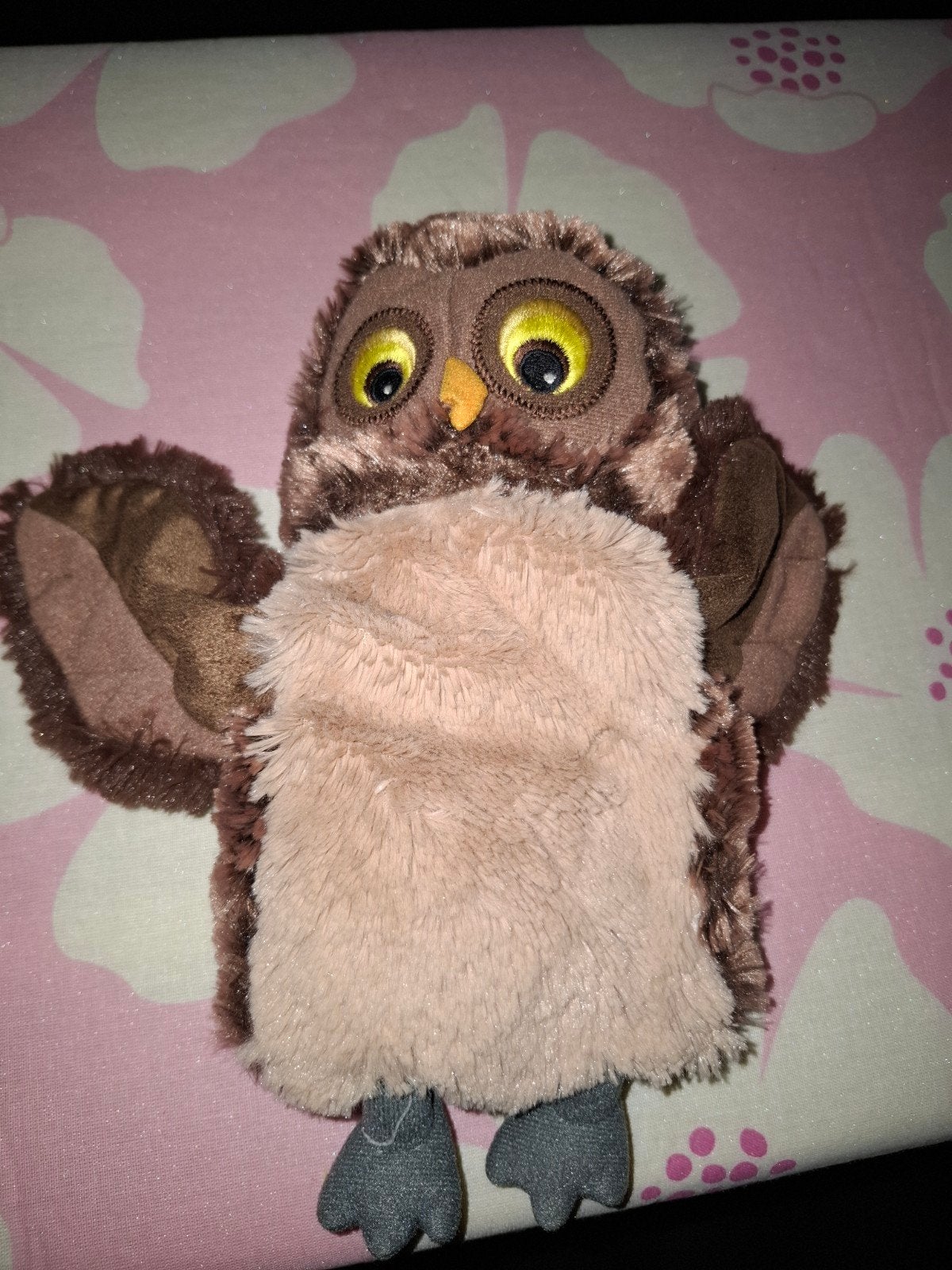 Handpop uil, Kinderen en Baby's, Speelgoed | Knuffels en Pluche, Ophalen of Verzenden