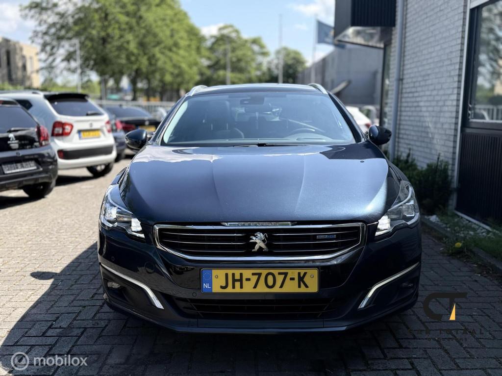 Peugeot 508 SW 1.6 BlueHDi|PANO|AUTOMAAT|CAMERA|, Gebruikt, Euro 6, 4 cilinders, Blauw